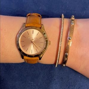 MICHAEL KORS WATCH AND BRACELETS